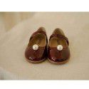 Children's shoes 2019 new spring and autumn pearl style girls' single shoes convenient Velcro children's dance shoes