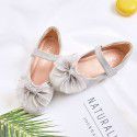 Girls' flat shoes 2021 new children's shoes bow princess shoes cross border e-commerce factory