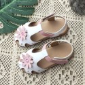 Children's sandals 2020 summer new lovely super fiber breathable flower Baotou baby sandals girl Princess sandals