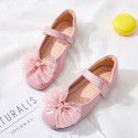 Girls' flat shoes 2021 new children's shoes bow princess shoes cross border e-commerce factory