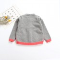 1.3 generation hair EW foreign trade children's clothing autumn winter 2020 ins rainbow stripe sweater cardigan 1895