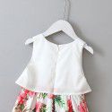 EW foreign trade children's wear 2020 summer new dress girl's bow flower princess skirt q164