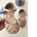 Guangzhou high grade children's shoes 2020 new Korean fresh laser hollow out sandals girls' hollow Baotou Princess sandals