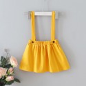 EW foreign trade children's clothing 2020 summer new girl's suit flower print top yellow strap skirt suit hp17