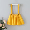 EW foreign trade children's clothing 2020 summer new girl's suit flower print top yellow strap skirt suit hp17