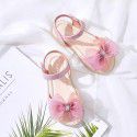 Cross border girls' sandals 2021 summer new Zhongda children's bow fairy sandals soft sole one piece wholesale