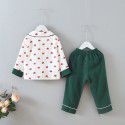 EW foreign trade children's wear girls' autumn home wear two piece 2020 new printed pajamas set tz91