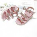 Girls' sandals 2021 new summer children's shoes diamond princess shoes large children's shoes small children's shoes manufacturers wholesale