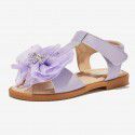 Girls' sandals baby write 2021 summer nubao children's shoes princess shoes factory hair golden children's net red shoes
