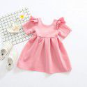 EW foreign trade children's wear 2020 summer new eBay girls' short sleeve lace princess skirt 1933