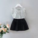 EW foreign trade children's wear 2020 girls' shorts summer wear new Zhongda children's fashion two piece set tz61