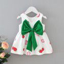 EW foreign trade children's skirt 2020 summer children's skirt new dress strawberry bow cute skirt