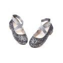 Girls' shoes princess shoes children's single shoes spring and summer 2019 new Korean elastic band Sequin girls' shoes baby shoes