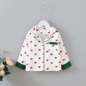 EW foreign trade children's wear girls' autumn home wear two piece 2020 new printed pajamas set tz91