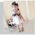 EW foreign trade children's wear new summer girls' suspender skirt cartoon big eye skirt 1856