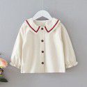 EW foreign trade children's wear autumn 2020 new Korean long sleeve foreign style short skirt two piece set tz32