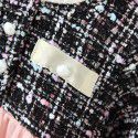 EW foreign trade children's wear girls' spring and autumn dress Korean version baby girl thickened little fragrant princess skirt 1912
