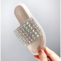 Baby Slippers 2021 summer new children's Diamond Princess Shoes