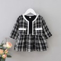 EW foreign trade children's clothing 2020 spring and autumn girls' small fragrance suit small suit dress two piece set tz69-2