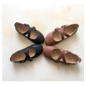 2018 new Korean children's shoes girl's single shoes grandmother's shoes retro shoes children's shoes small middle large children