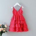 EW foreign trade children's wear 2020 new girls' Polka Dot Dress Q148