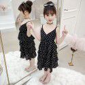EW foreign trade children's wear 2020 new girls' Polka Dot Dress Q148