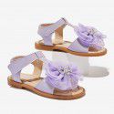 Girls' sandals baby write 2021 summer nubao children's shoes princess shoes factory hair golden children's net red shoes