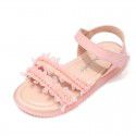Cross border foreign trade children's shoes girl's sandals 2021 new summer soft soled non slip student sandals children's shoes princess shoes