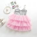 0.7 generation of foreign trade children's wear new European and American girls Sequin suspender princess skirt stage cake skirt 1872