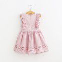 EW foreign trade children's clothing 2020 summer new girl's dress cut out Lace Baby vest princess skirt 1965