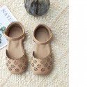 Guangzhou high grade children's shoes 2020 new Korean fresh laser hollow out sandals girls' hollow Baotou Princess sandals
