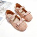 Children's shoes 2020 spring and autumn new girls' middle school students' shoes children's soft sole princess shoes single shoes