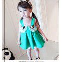 EW foreign trade children's wear new summer girls' suspender skirt cartoon big eye skirt 1856