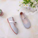 Children's shoes spring 2019 new Sequin wave girl's shoes single shoes children's shoes princess shoes girl's soft sole