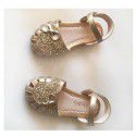 Girls' sandals 2019 summer new children's shoes leather Princess sandals Zhongda children's Baotou summer sandals women's direct sale