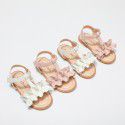 Cross border 2021 summer girls' sandals fashion children's sandals Korean version soft sole flower children's shoes wholesale