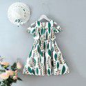 EW foreign trade children's Dress Girls beach skirt seaside holiday 2020 summer dress new style foreign style skirt send hat q149