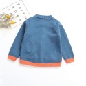 1.3 generation hair EW foreign trade children's clothing autumn winter 2020 ins rainbow stripe sweater cardigan 1895