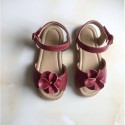 2018 summer original children's shoes three dimensional flower girl Princess sandal children's sandal Korean version