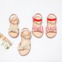 Girls' sandals 2021 summer new little girl bow Princess sandals children's Korean children's shoes wholesale