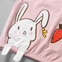 Girls' suit summer princess dress children's dress 2020 summer new girls' Bunny skirt suit short sleeve two piece set