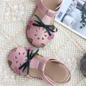 Guangzhou high grade children's shoes 2020 new Korean fresh cherry children's sandals girls' hollow Baotou Princess sandals