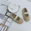 New lightweight plush shoes Plush casual shoes fashion girls cotton shoes soft soled children's shoes in autumn and winter of 2019