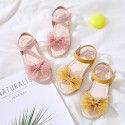 Foreign trade children's shoes girl's sandals summer Korean version Flower Bow Princess leather shoes children's new sandals cross border exclusive supply
