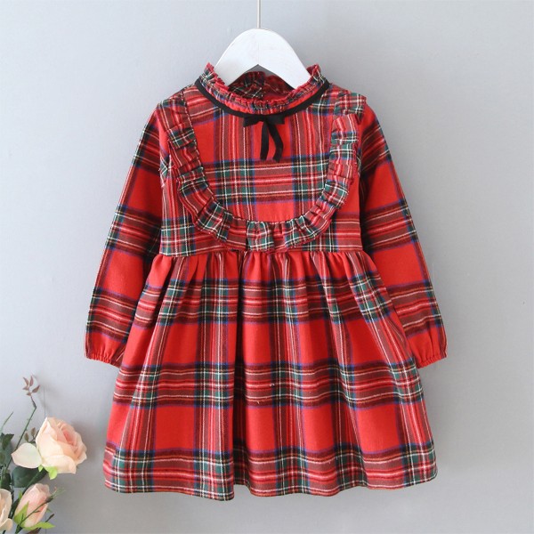 EW foreign trade children's wear 2020 new spring and autumn girls' long sleeve baby girl dress 1913