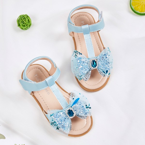 2021 new girls' sandals snow and ice princess shoes summer kids shoes cross border shoes