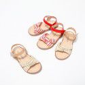 Girls' sandals 2021 summer new little girl bow Princess sandals children's Korean children's shoes wholesale