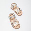 Girls' sandals 2021 summer new Korean soft sole princess shoes sunflower children's shoes wholesale