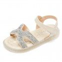 Girls' sandals 2021 summer new children's Diamond Princess Shoes little girl fashion Korean children's shoes wholesale
