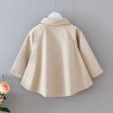 EW foreign trade children's wear 2020 spring and autumn new coat girls' British pure color coat wt62